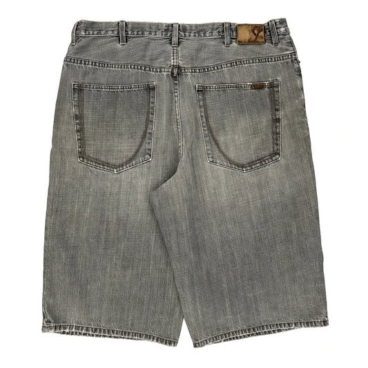 Sean John Denim Shorts - 38W 13L Grey Cotton