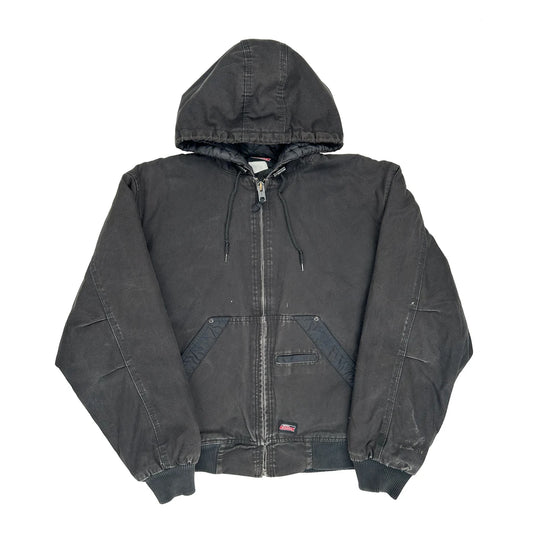 Vintage Dickies Work Jacket - Large Black Cotton
