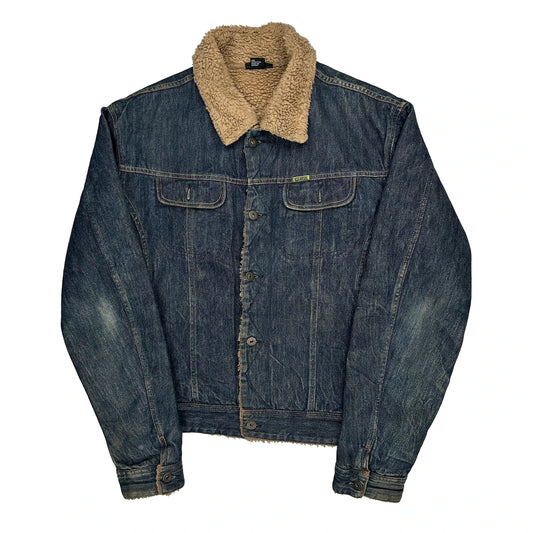 Diesel Collared Denim Jacket - XL Blue Cotton