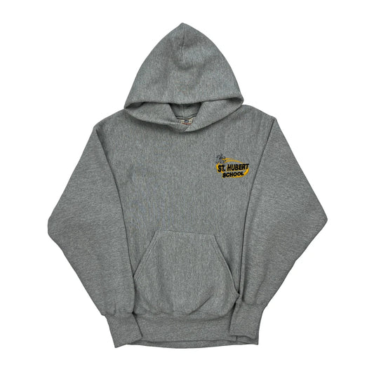 St. Hubert School Unbranded Hoodie - Small Grey Cotton Blend