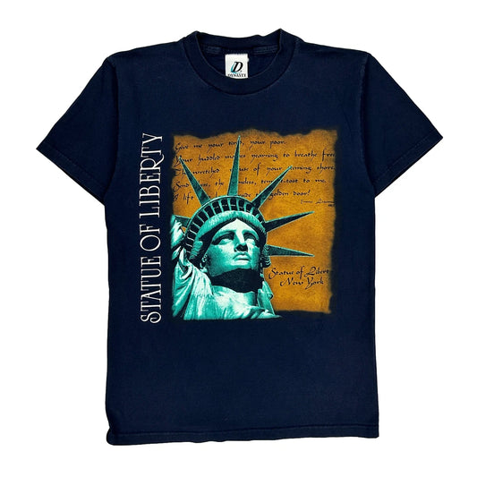 Dynasty Graphic T-Shirt - Medium Navy Cotton