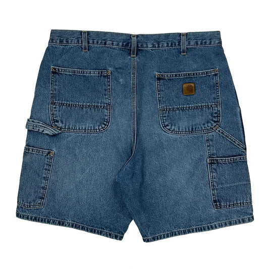 Carhartt Denim Shorts - 34W 8L Blue Denim