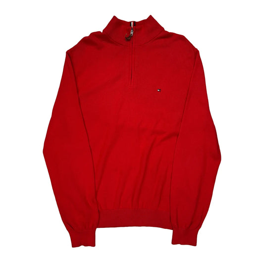 Tommy Hilfiger Jumper - XL Red Cotton