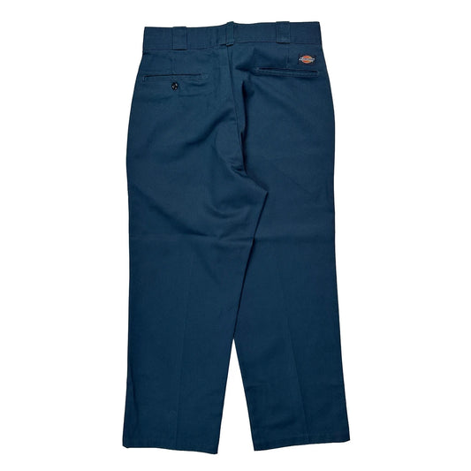 Dickies Trousers - 30W 27L Blue Cotton Blend
