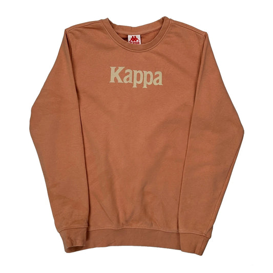 Kappa Sweatshirt - Large Orange Cotton