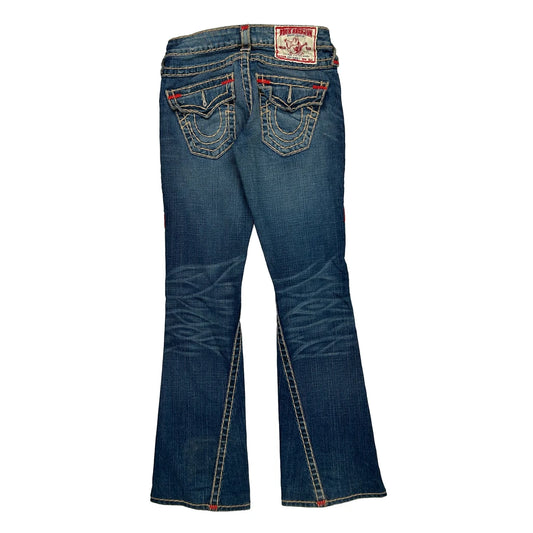 True Religion Boot Cut Jeans - 26W UK 4 Blue Denim