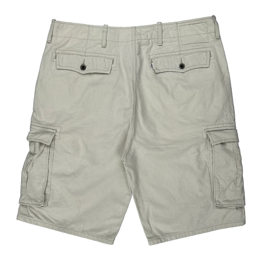 Dockers Cargo Shorts - 36W 11L Beige Cotton