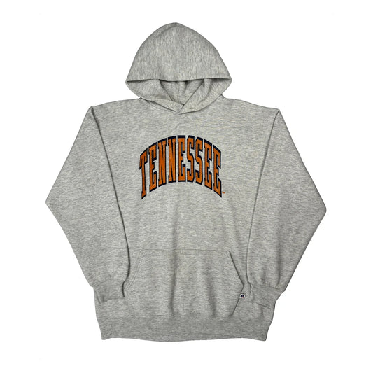 Vintage Tennessee Russell Athletic College Hoodie - 2XL Grey Cotton