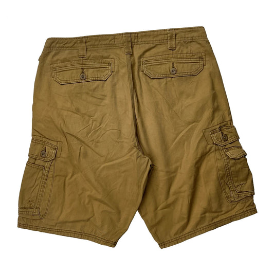 Lee Cargo Shorts - 36W 10L Khaki Cotton