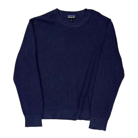 Patagonia Jumper - Large Navy Cotton