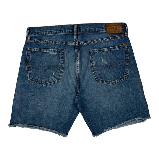 Vintage Polo By Ralph Lauren Denim Shorts - 36W 8L Blue Denim
