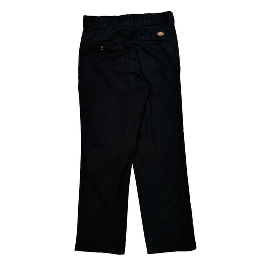 874 Dickies Trousers - 29W 30L Black Cotton
