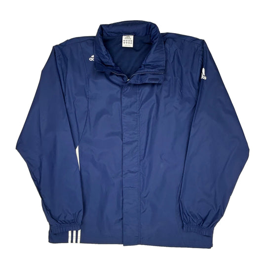 Adidas Windbreaker - XL Blue Polyester