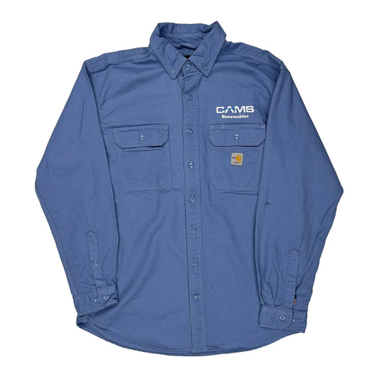 Cams Renewables Carhartt Shirt - Large Blue Cotton