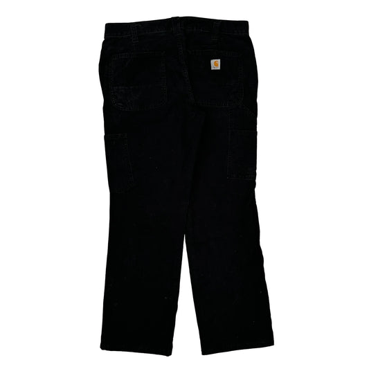 Carhartt Cargo Trousers - 32W UK 12 Black Cotton Blend