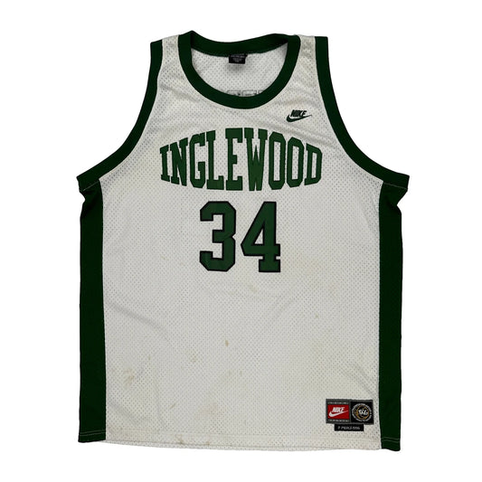 Inglewood Nike College Jersey - 2XL Green Polyester