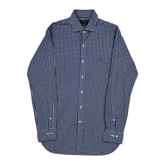 Polo By Ralph Lauren Checked Shirt - Small Blue Cotton