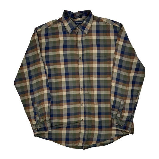 Grant Thomas Checked Shirt - Large Multicoloured Cotton Blend
