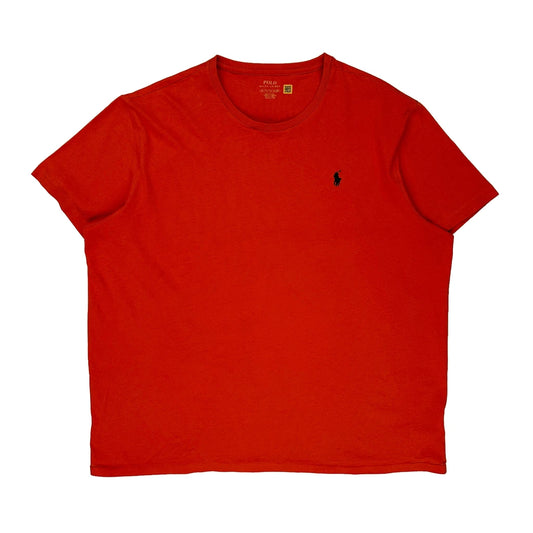 Polo By Ralph Lauren T-Shirt - 2XL Red Cotton