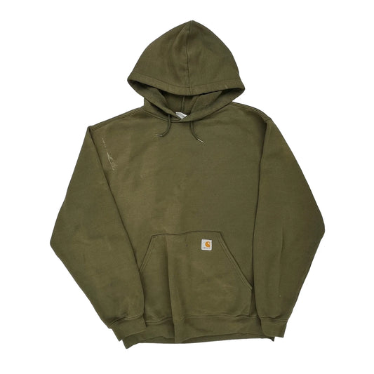 Carhartt Hoodie - Large Green Cotton Blend