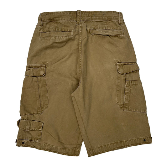 Nautica Cargo Cargo Shorts - 31W 12L Brown Cotton