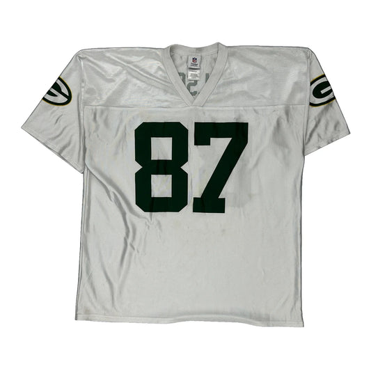 Green Bay Packers N.F.L. Team Apparel Jersey - XL White Polyester