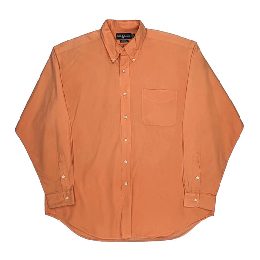 Blake Ralph Lauren Shirt - XL Orange Cotton