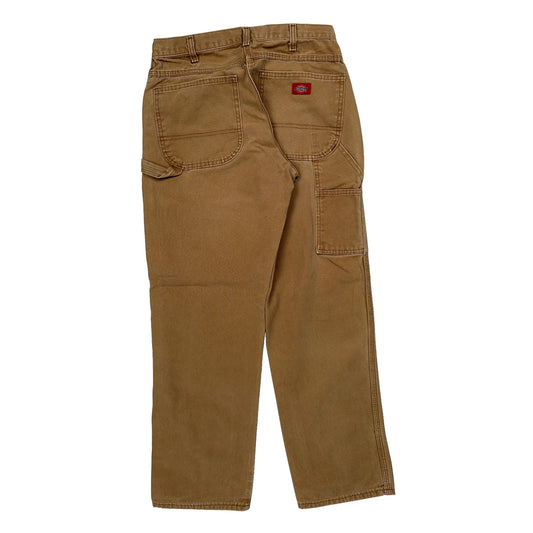 Vintage Dickies Carpenter Trousers - 30W 31L Brown Cotton