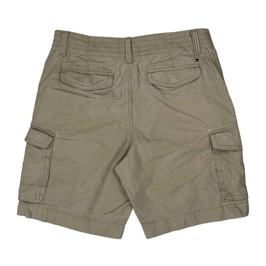 Vintage Tommy Hilfiger Cargo Shorts - 33W 11L Beige Cotton