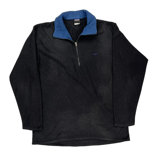 Capilene Patagonia Fleece - Large Black Polyester