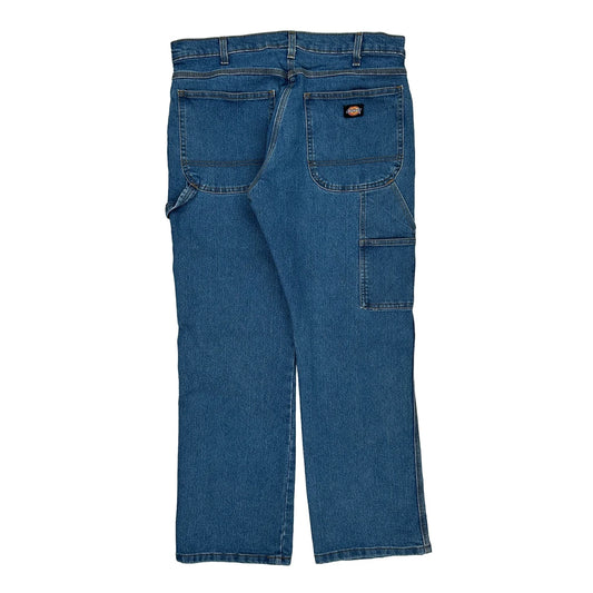 Dickies Carpenter Jeans - 34W 30L Blue Cotton Blend