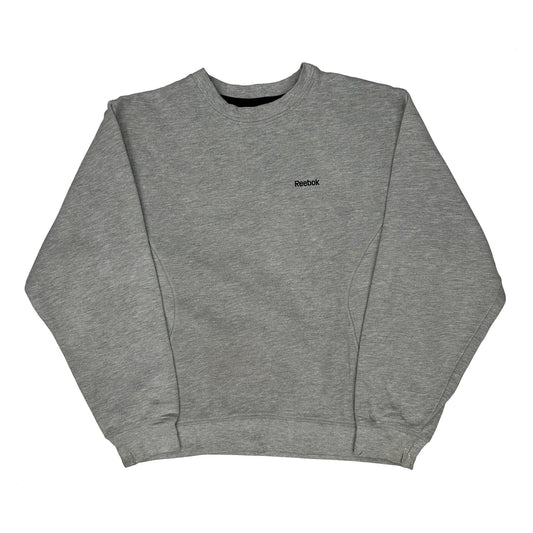 Vintage Reebok Sweatshirt - XL Grey Cotton
