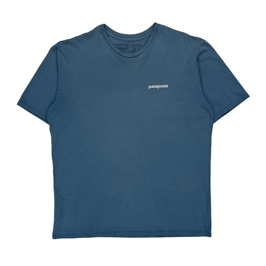 Organic Cotton Patagonia T-Shirt - Medium Blue Cotton