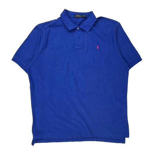 Polo By Ralph Lauren Polo Shirt - 2XL Blue Cotton