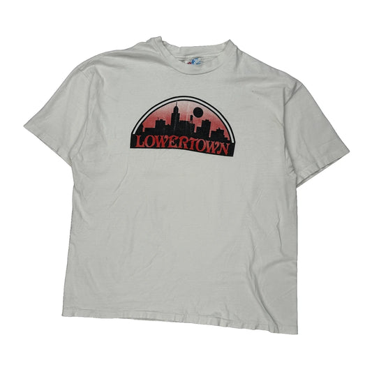 Hanes Graphic T-Shirt - XL White Cotton