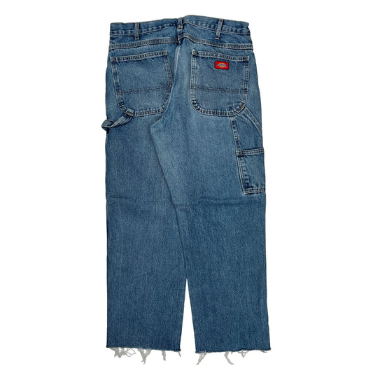 Dickies Carpenter Jeans - 32W 29L Blue Cotton