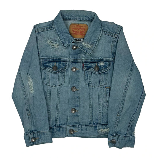 Age 6 Levis Denim Jacket - XS Light Wash Cotton