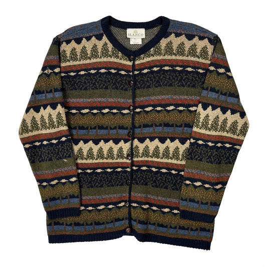 Vintage Unbranded Cardigan - Large Multicoloured Acrylic