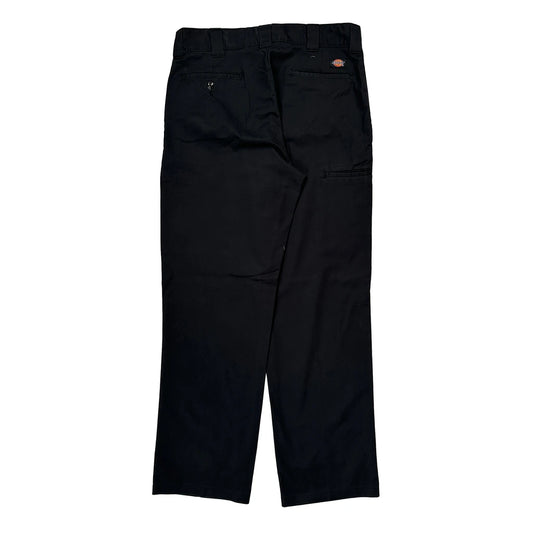 Dickies Trousers - 34W 34L Black Polyester Blend