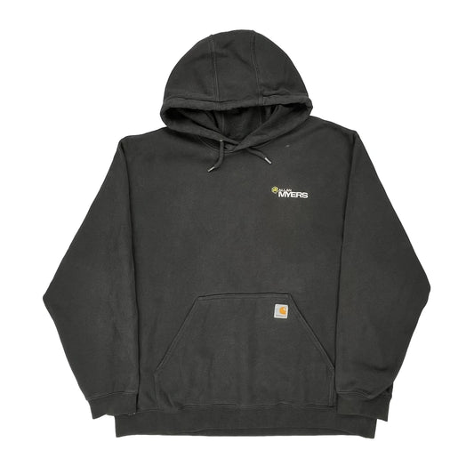 Carhartt Hoodie - 2XL Black Cotton