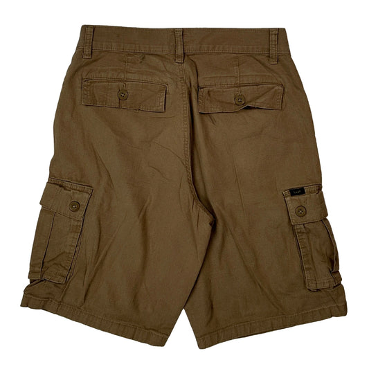 Vintage Lee Cargo Shorts - 28W 11L Brown Cotton