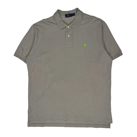 Vintage Polo By Ralph Lauren Polo Shirt - XL Grey Cotton