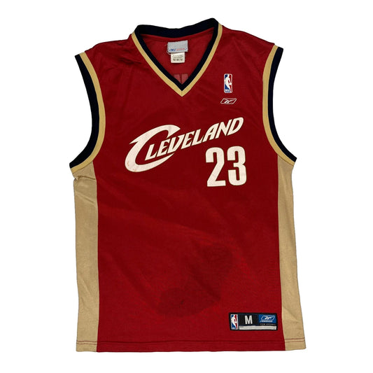 Lebron James Cleveland Cavaliers Reebok Nba Jersey - Medium Red Polyester