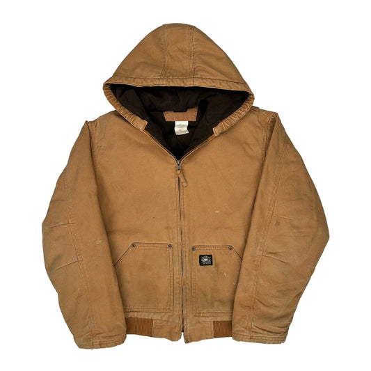 Vintage Key Jacket - XL Brown Cotton