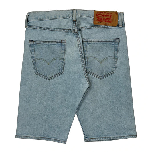 Levis Denim Shorts - 31W 10L Light Wash Denim