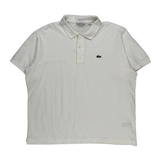 Lacoste Polo Shirt - 2XL White Cotton