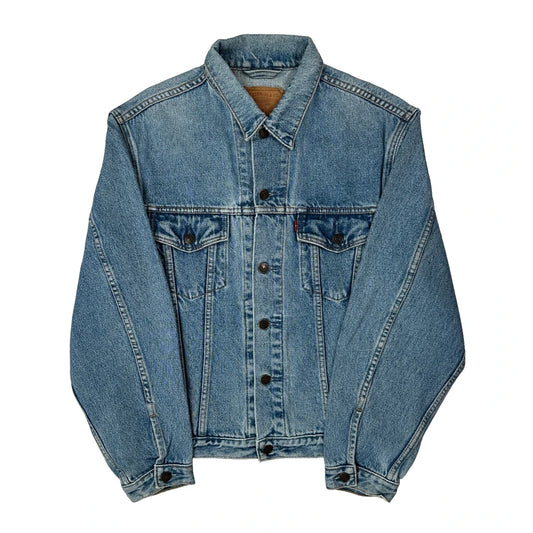 Vintage Levis Denim Jacket - Medium Blue Denim