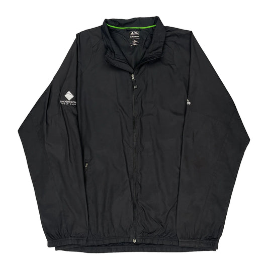 Vintage Adidas Windbreaker - XL Black Polyester