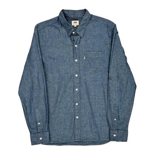 Levis Shirt - Medium Blue Cotton