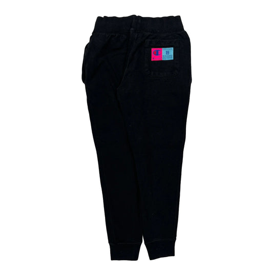 Vintage Reverse Weave Champion Joggers - Medium Black Cotton Blend